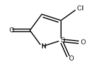 3(2H)-Isothiazolone, 5-chloro-, 1,1-dioxide Structure