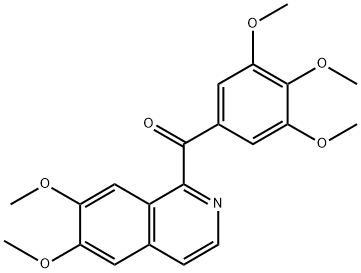 (6,7-dimethoxyisoquinolin-1-yl)(3,4,5-trimethoxyphenyl)methanone Structure