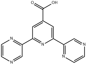 2,6-di-2-pyrazinyl-4-Pyridinecarboxylic acid Structure