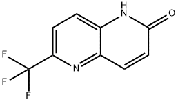 1,5-Naphthyridin-2(1H)-one, 6-(trifluoromethyl)- Structure