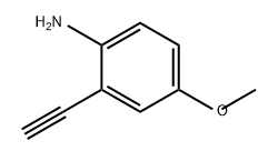 Benzenamine, 2-ethynyl-4-methoxy- Structure