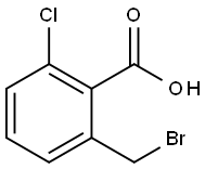 Benzoic acid, 2-(bromomethyl)-6-chloro- Structure