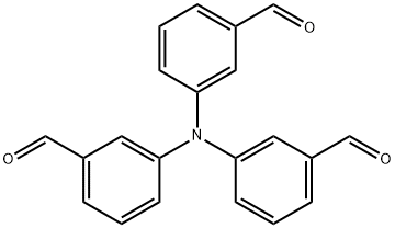 Benzaldehyde, 3,3',3''-nitrilotris- Structure