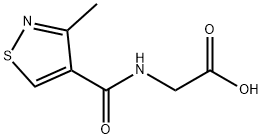 Glycine, N-[(3-methyl-4-isothiazolyl)carbonyl]- Structure