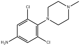 3,5-Dichloro-4-(4-methylpiperazin-1-yl)aniline 구조식 이미지