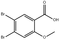 4,5-Dibromo-2-methoxy-benzoic acid Structure