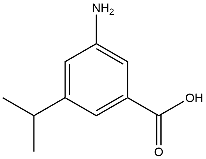 3-Amino-5-(1-methylethyl)benzoic acid Structure