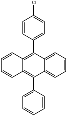 9-(4-chlorophenyl)-10-phenylanthracene Structure