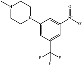 Piperazine, 1-methyl-4-[3-nitro-5-(trifluoromethyl)phenyl]- 구조식 이미지