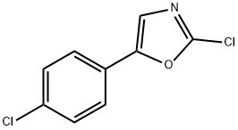 Oxazole, 2-chloro-5-(4-chlorophenyl)- Structure