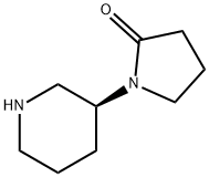 1-(3S)-3-Piperidinyl-2-pyrrolidinone Structure