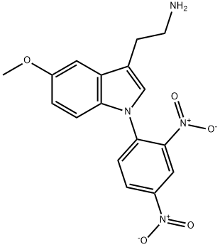 N-(2,4-Dinitrophenyl)-5-methoxytryptamine Structure