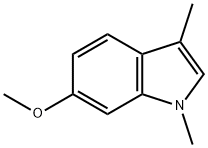 1H-Indole, 6-methoxy-1,3-dimethyl- Structure