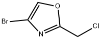 Oxazole, 4-bromo-2-(chloromethyl)- Structure