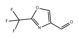 4-Oxazolecarboxaldehyde, 2-(trifluoromethyl)- Structure