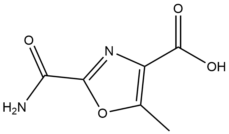 2-Carbamoyl-4-methyl-oxazole-5-carboxylic acid Structure