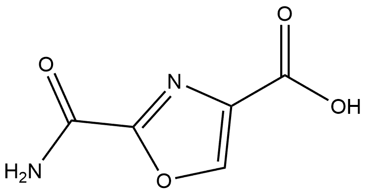 2-Carbamoyl-oxazole-4-carboxylic acid Structure