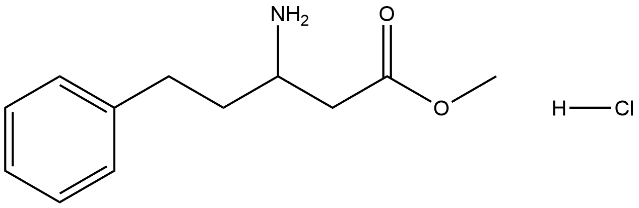 Methyl?3-amino-5-phenylpentanoate hydrochloride Structure