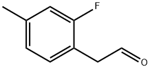 Benzeneacetaldehyde, 2-fluoro-4-methyl- 구조식 이미지