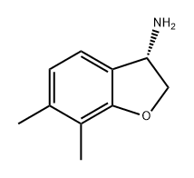 3-Benzofuranamine, 2,3-dihydro-6,7-dimethyl-, (3S)- Structure