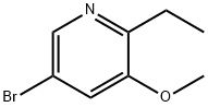 Pyridine, 5-bromo-2-ethyl-3-methoxy- 구조식 이미지