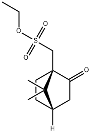 Bicyclo[2.2.1]heptane-1-methanesulfonic acid, 7,7-dimethyl-2-oxo-, ethyl ester, (1R,4S)- Structure
