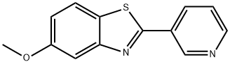 Benzothiazole, 5-methoxy-2-(3-pyridinyl)- Structure