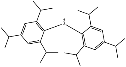 Borane, bis[2,4,6-tris(1-methylethyl)phenyl]- Structure