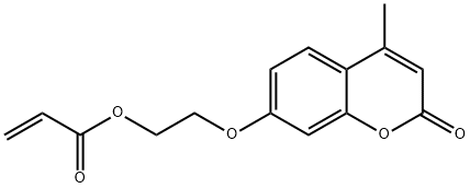 2-Propenoic acid, 2-[(4-methyl-2-oxo-2H-1-benzopyran-7-yl)oxy]ethyl ester Structure