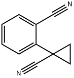 Benzonitrile, 2-(1-cyanocyclopropyl)- Structure