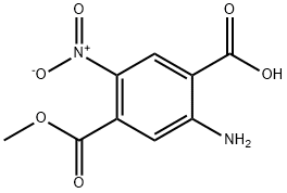 1,4-Benzenedicarboxylic acid, 2-amino-5-nitro-, 4-methyl ester Structure