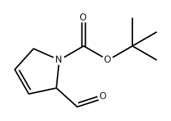 1H-Pyrrole-1-carboxylic acid, 2-formyl-2,5-dihydro-, 1,1-dimethylethyl ester Structure