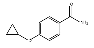 Benzamide, 4-(cyclopropyloxy)- Structure