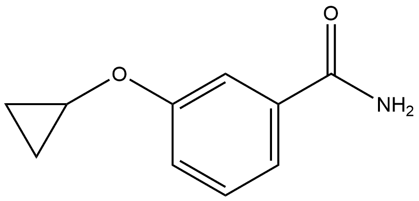 3-(Cyclopropyloxy)benzamide Structure