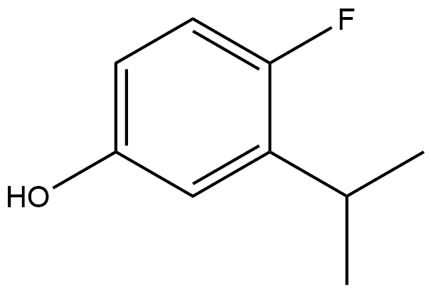 4-fluoro-3-isopropylphenol Structure