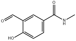 Benzamide, 3-formyl-4-hydroxy-N-methyl- Structure