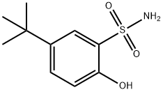 Benzenesulfonamide, 5-(1,1-dimethylethyl)-2-hydroxy- Structure