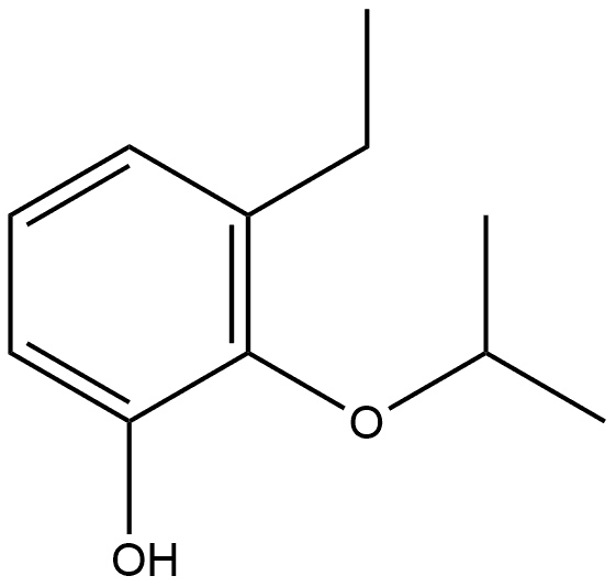 3-Ethyl-2-(1-methylethoxy)phenol Structure