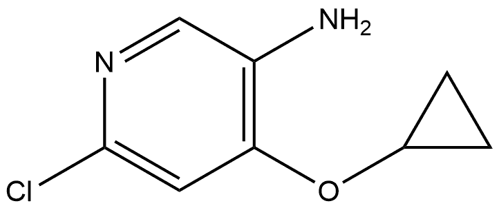 6-Chloro-4-cyclopropoxypyridin-3-amine 구조식 이미지