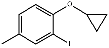 1-CYCLOPROPOXY-2-IODO-4-METHYLBENZENE Structure