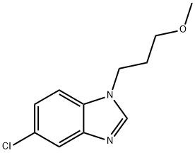 1H-Benzimidazole, 5-chloro-1-(3-methoxypropyl)- 구조식 이미지