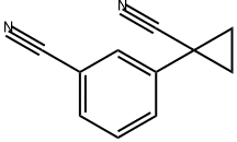 3-?(1-?cyanocyclopropyl)?- Benzonitrile Structure