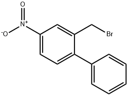 1,1'-Biphenyl, 2-(bromomethyl)-4-nitro- 구조식 이미지