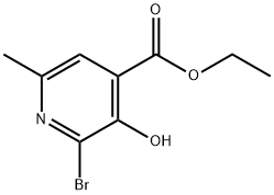 Ethyl 2-bromo-3-hydroxy-6-methylisonicotinate 구조식 이미지
