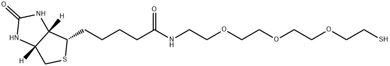 Biotin-PEG3-SH 구조식 이미지