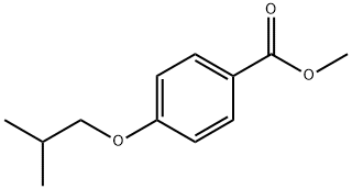 Benzoic acid, 4-(2-methylpropoxy)-, methyl ester Structure