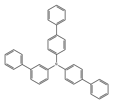 [1,1'-Biphenyl]-3-amine, N,N-bis([1,1'-biphenyl]-4-yl)- Structure