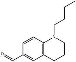 6-Quinolinecarboxaldehyde, 1-butyl-1,2,3,4-tetrahydro- Structure