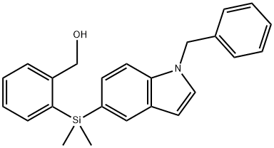 {2-[(1-Benzyl-1H-indol-5-yl)dimethylsilanyl]phenyl}methanol Structure