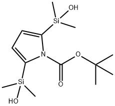 1-Boc-Bis-2,5 (dimethylhydroxysilyl)pyrrole Structure